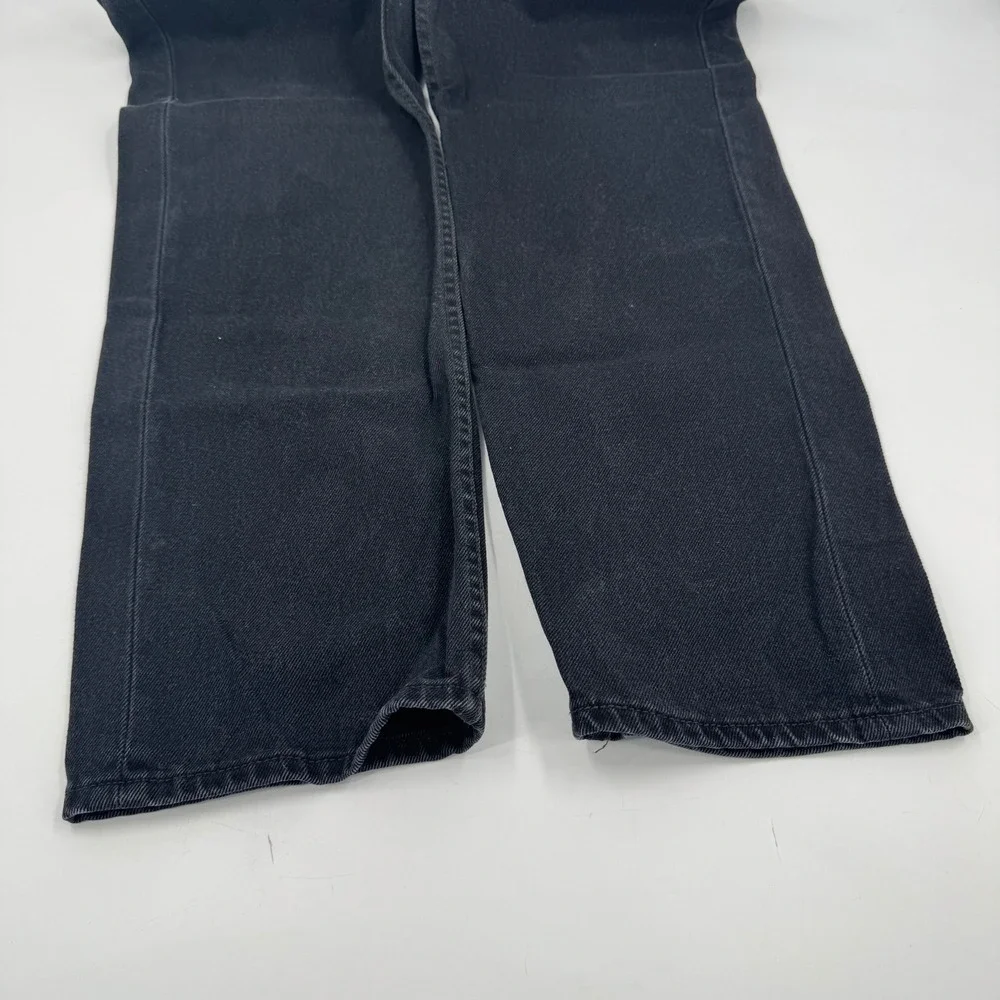 Levi's 505 Black Denim Jeans Classic Fit‎ Everyday Wear Pants 40 x 32